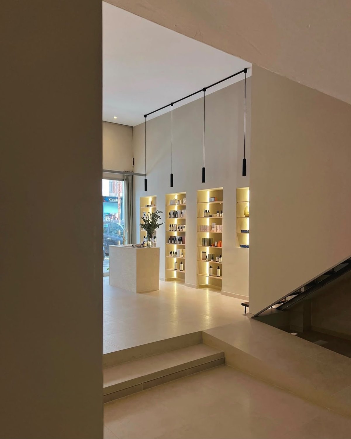 Zona de tienda y producto